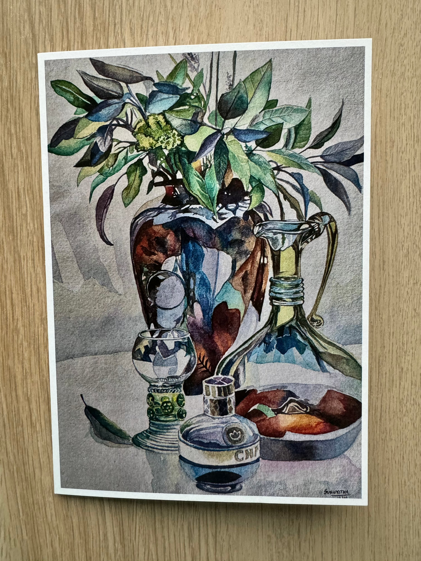 Garden in a Glass - Greeting Card